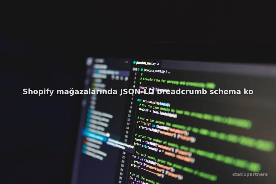 Shopify mağazalarında JSON-LD breadcrumb schema kodu nasıl eklenir?