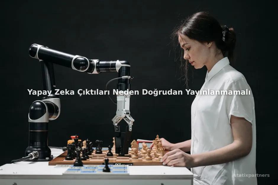 Yapay Zeka Çıktıları Neden Doğrudan Yayınlanmamalı?